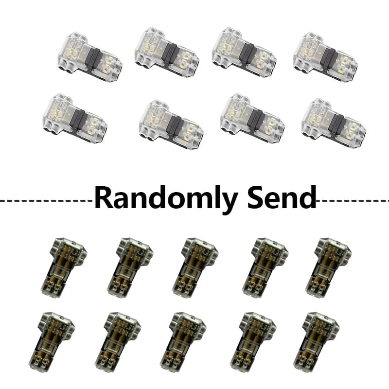 3-Way Wire Connectors | Solderless Quick-Splice for 14-20 AWG | Low-Voltage Branch Wiring - Thumbnail 3