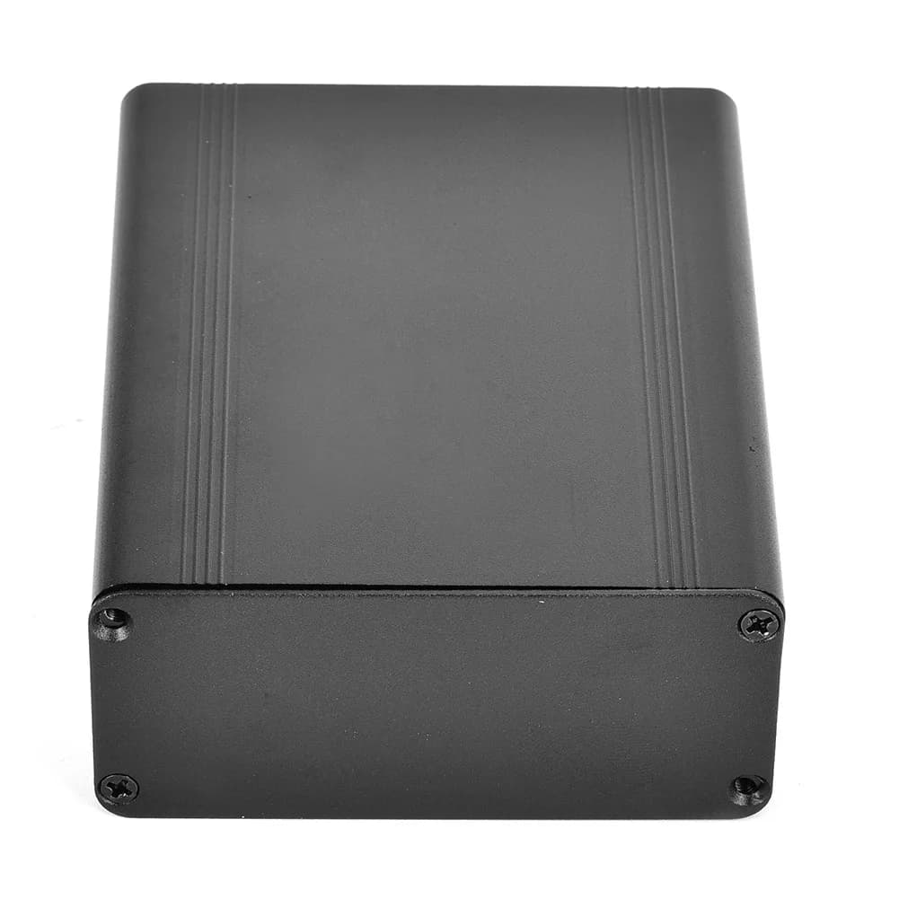 Aluminum Project Enclosure | Sandblasted Black Finish | Electronic Case - Thumbnail 4