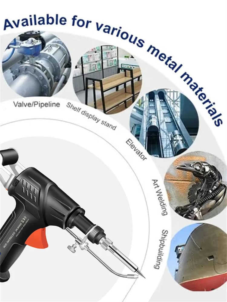 Soldering Iron & Welding Gun Kit | Internally Heated 110V/220V | Precision Industrial Tools - Thumbnail 4
