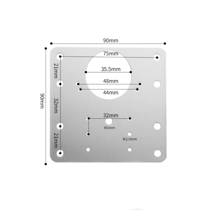 Hinge Repair Plate Kits | 2/10 Sets with Mounting Screws | Furniture Bracket Fixing Tools - Thumbnail 3