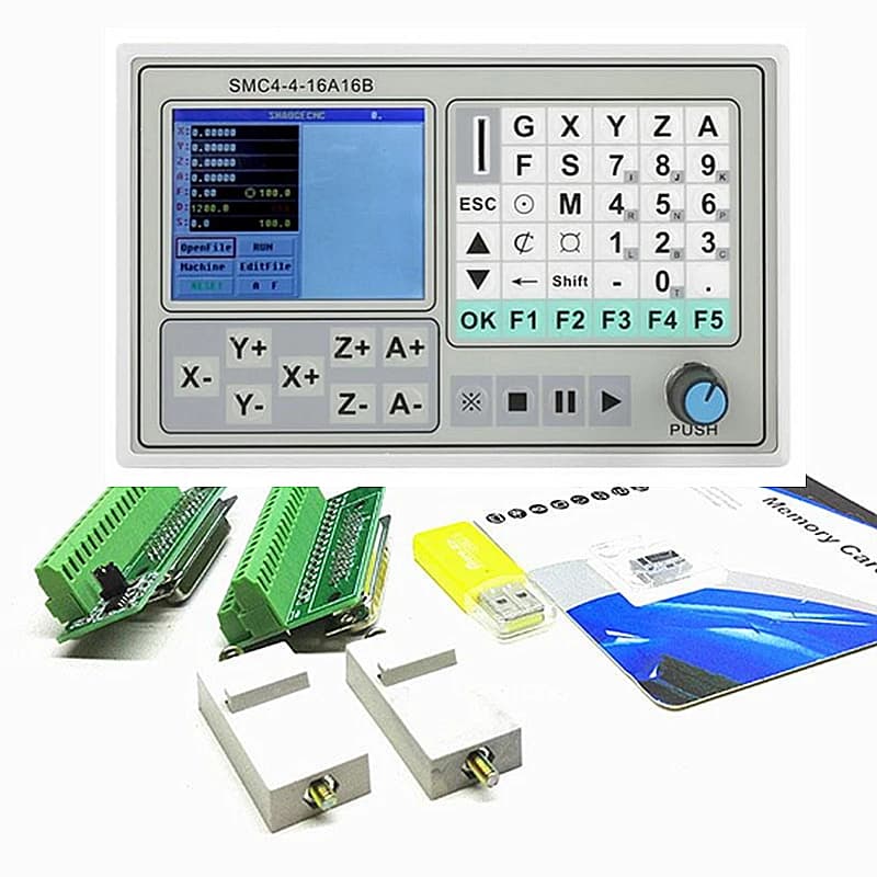 CNC 4 Axis Breakout Board Carving Machine Control System Card Engraving Machine Control Smc4-4-16a16b DIY CNC Router Controller - Thumbnail 2