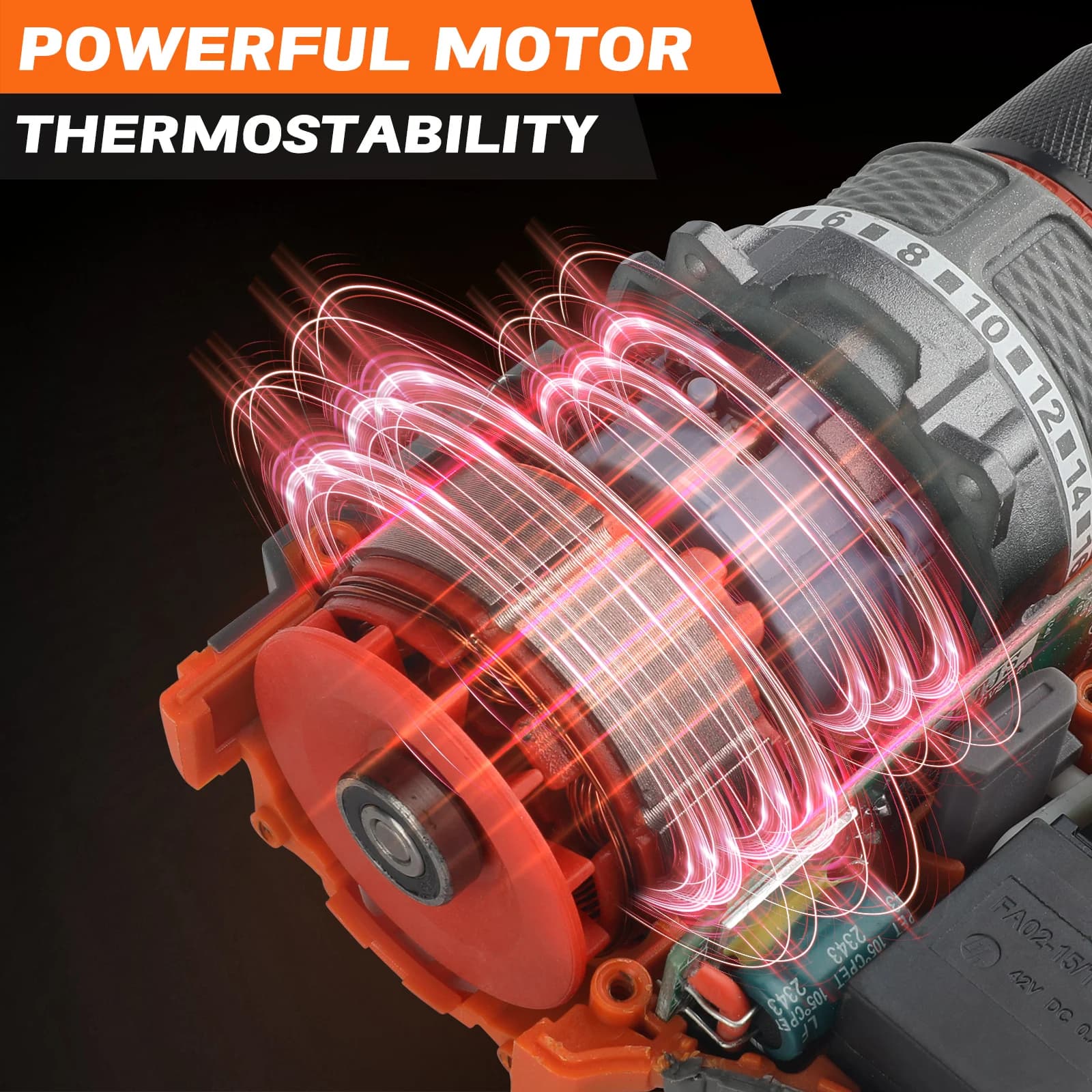 Cordless Screwdriver Set | Rechargeable Brushless Motor | Compact Power Tool for Precision Work - Thumbnail 5