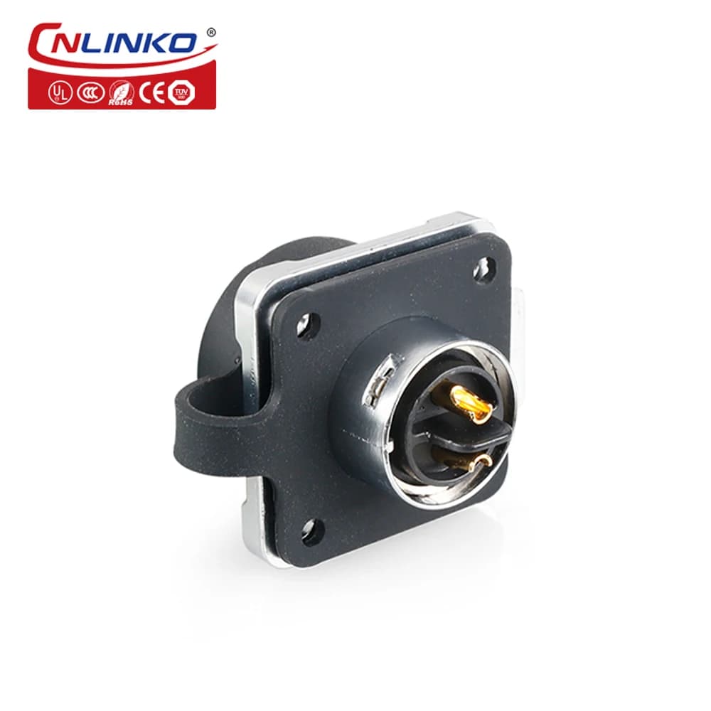M16 IP68 Waterproof Power Connector | 2-9 Pin Quick-Lock Adapter for Industrial Wiring - Thumbnail 2