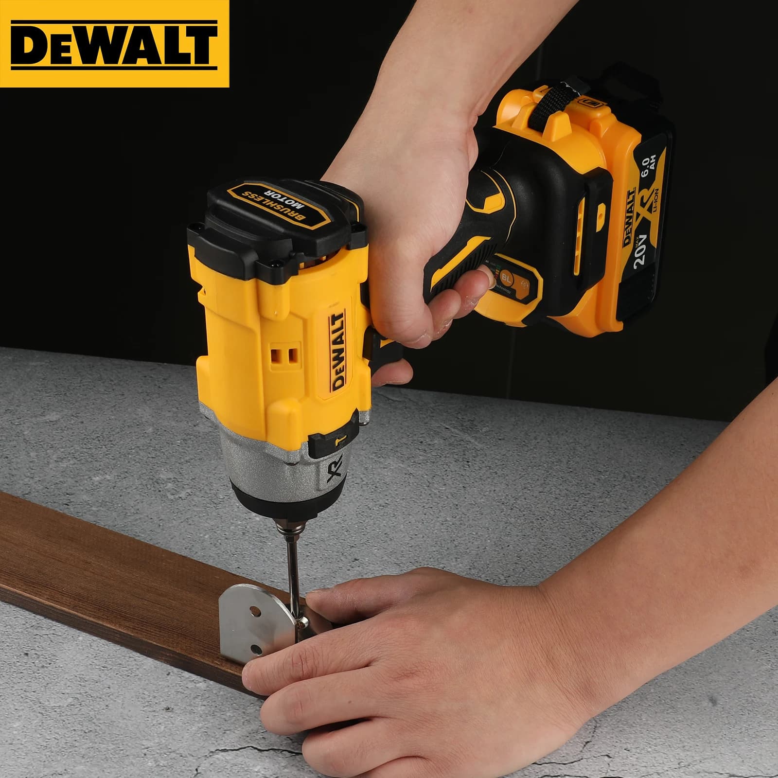 DeWalt DCF922 Atomic 20V MAX Cordless Impact Wrench | 1/2 Detent Pin Anvil | High-Torque Bare Tool - Thumbnail 4