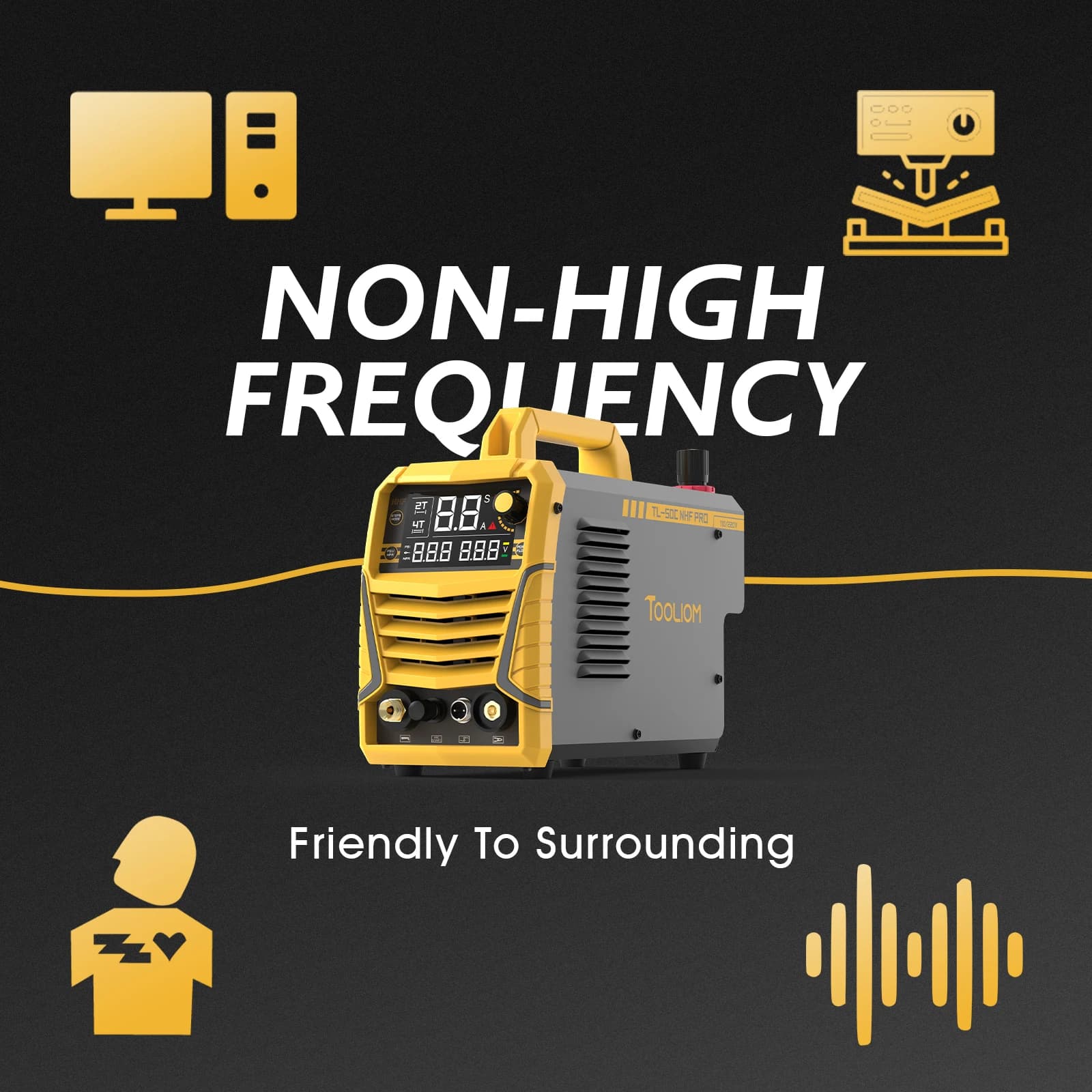50A Plasma Cutter | 110V/220V Dual Voltage | 3/4 Cutting Capacity | 2T/4T Torch - Thumbnail 3