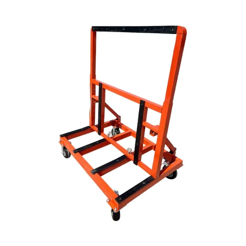 Heavy-Duty Folding Utility Cart | 800kg Capacity | Stainless Steel Four-Wheel Trolley - Thumbnail 4