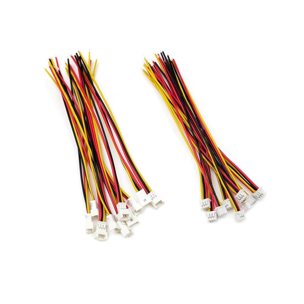 1.25mm Micro Connector Kit | 5-Pair Set with 10cm Cables | 2-6 Pin Male & Female Plugs - Thumbnail 3
