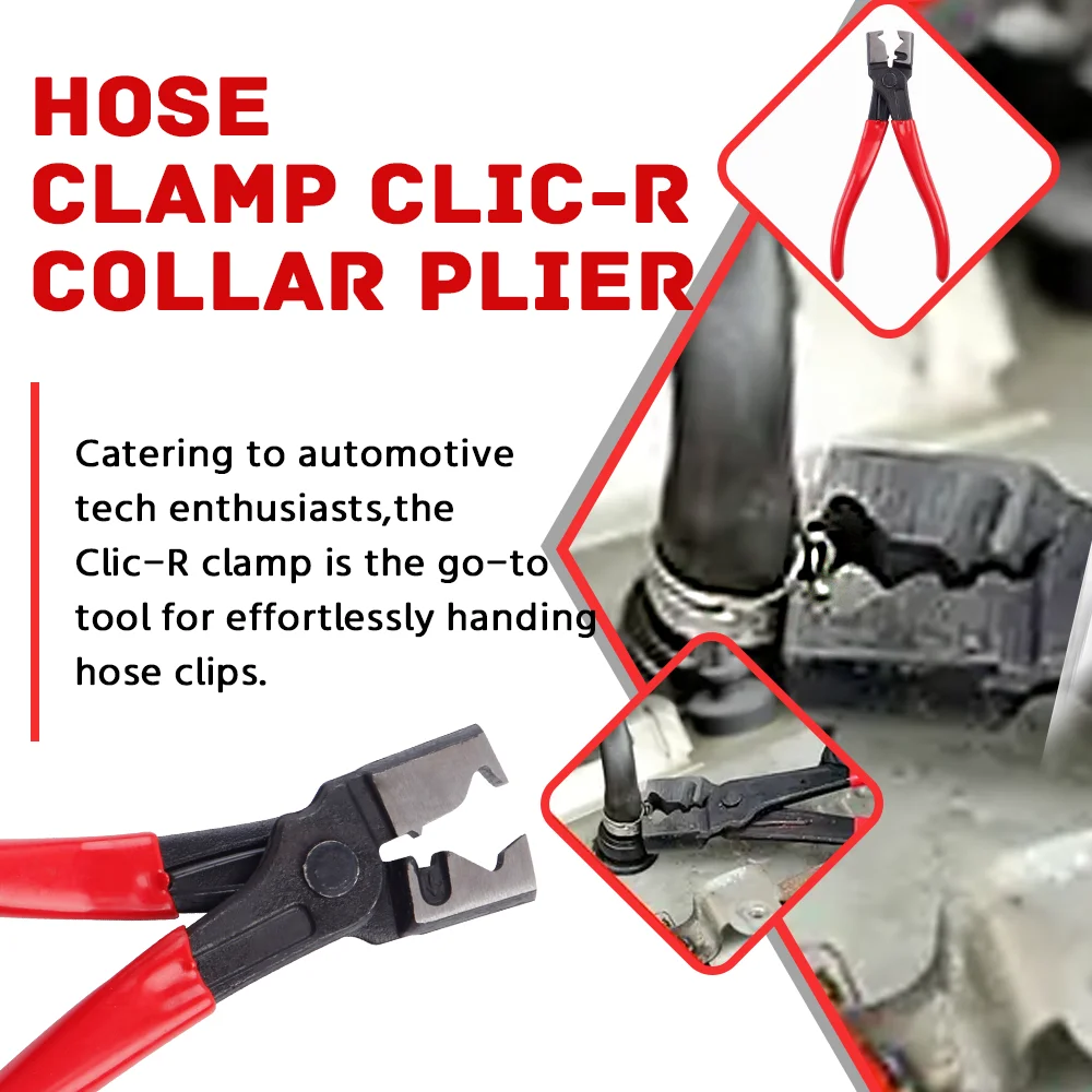 Hose Clamp Pliers Set | 4-Piece Labor-Saving Auto Repair Tool Kit - Thumbnail 4
