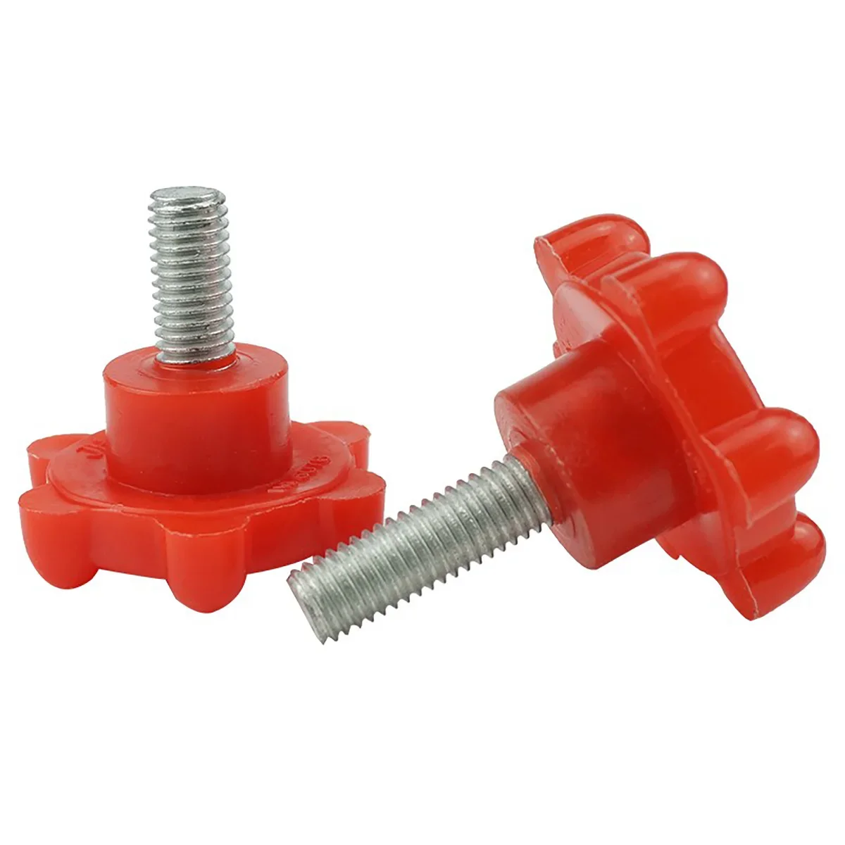 Plum Blossom Hand Screw | M8 M10 Quick Release Adjustment | Manual Plastic Star Handle - Thumbnail 3