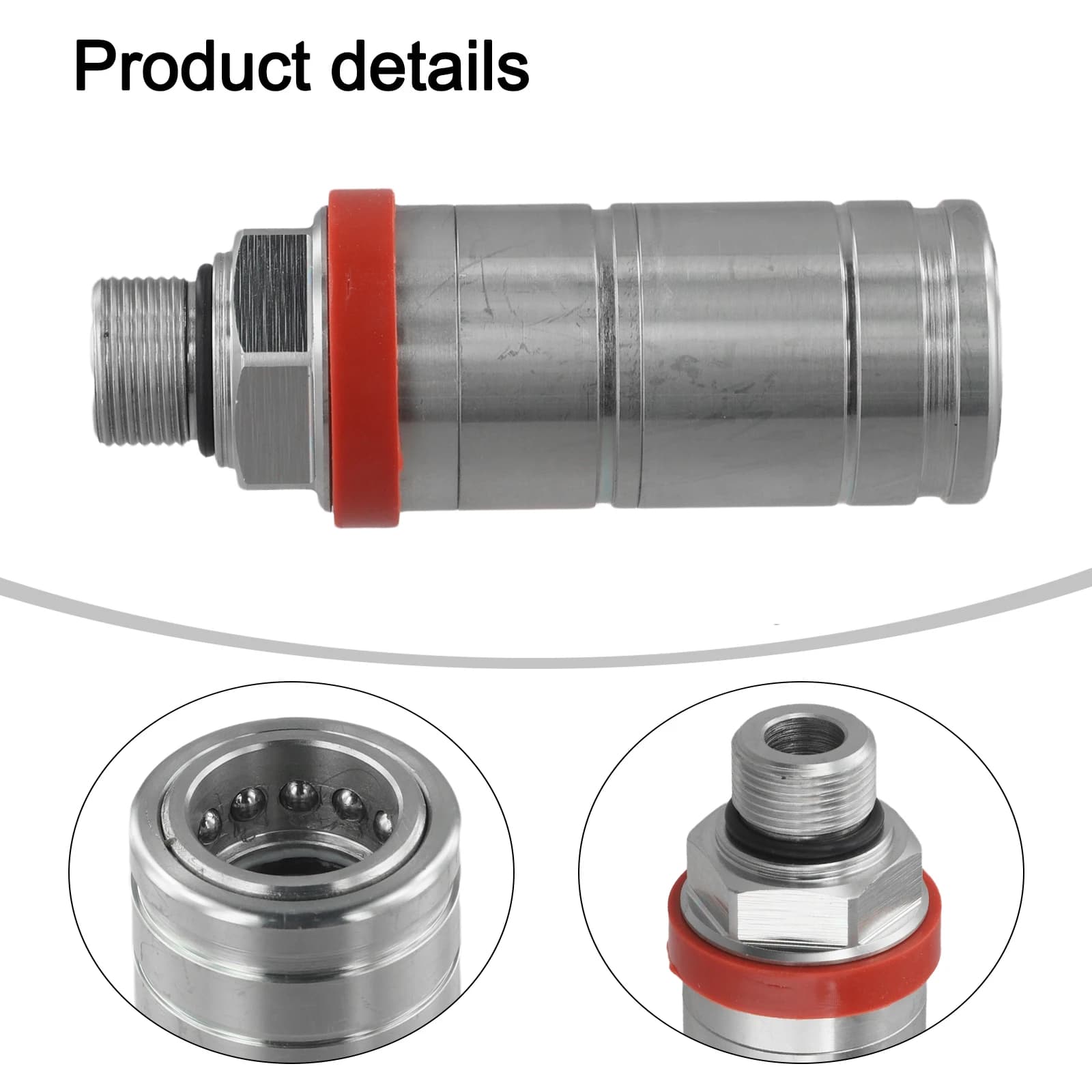 Hydraulic Quick Connect Coupler | Female Fitting for Tractor Control Valve Accessories - Thumbnail 5