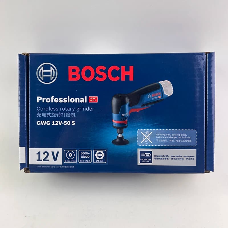 Bosch GWG 12V-50S Cordless Straight Grinder | 12V Electric Sander | Household & DIY Power Tool - Thumbnail 2