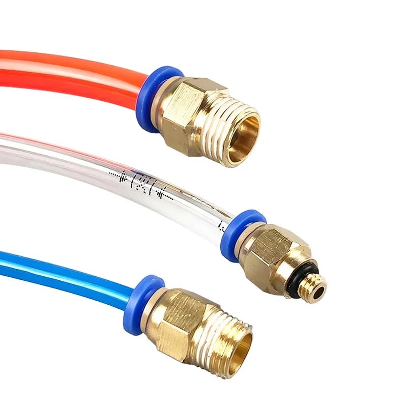 Pneumatic Quick-Connect Fittings | 4mm-12mm Sizes | 1/4 to 1/2 NPT Thread | Industrial-Grade Air Hose Connectors - Thumbnail 6