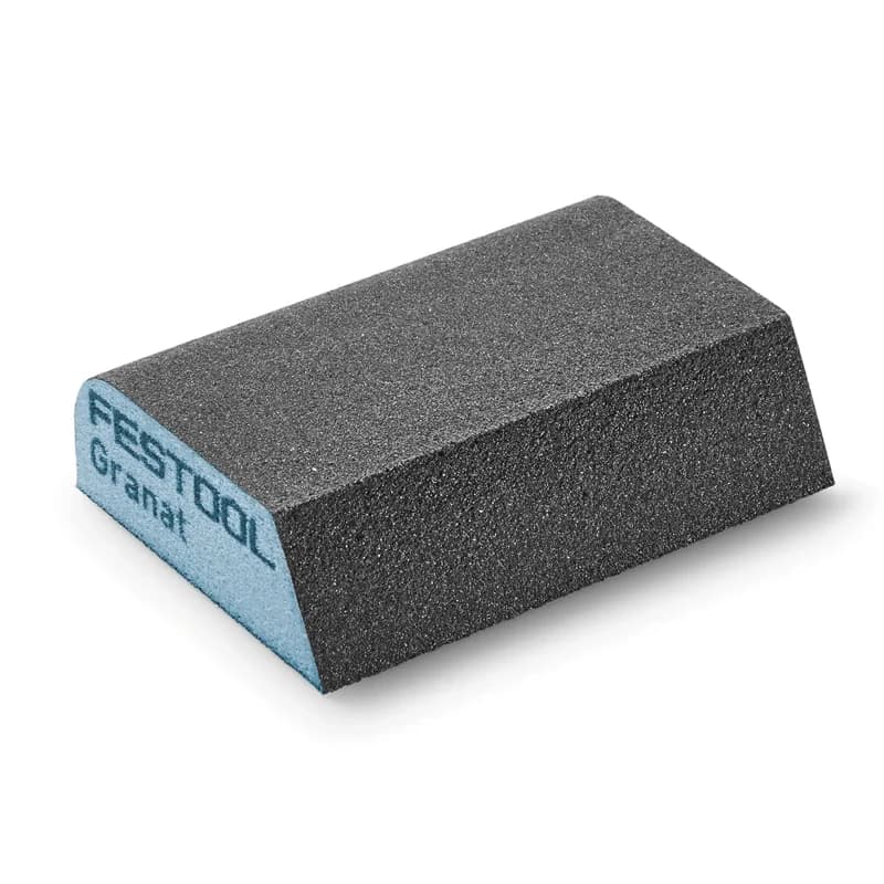 Sanding Block Set | 6-Piece 120 Grit Granat Abrasive | 69x98x26mm High Quality Sponge - Thumbnail 4