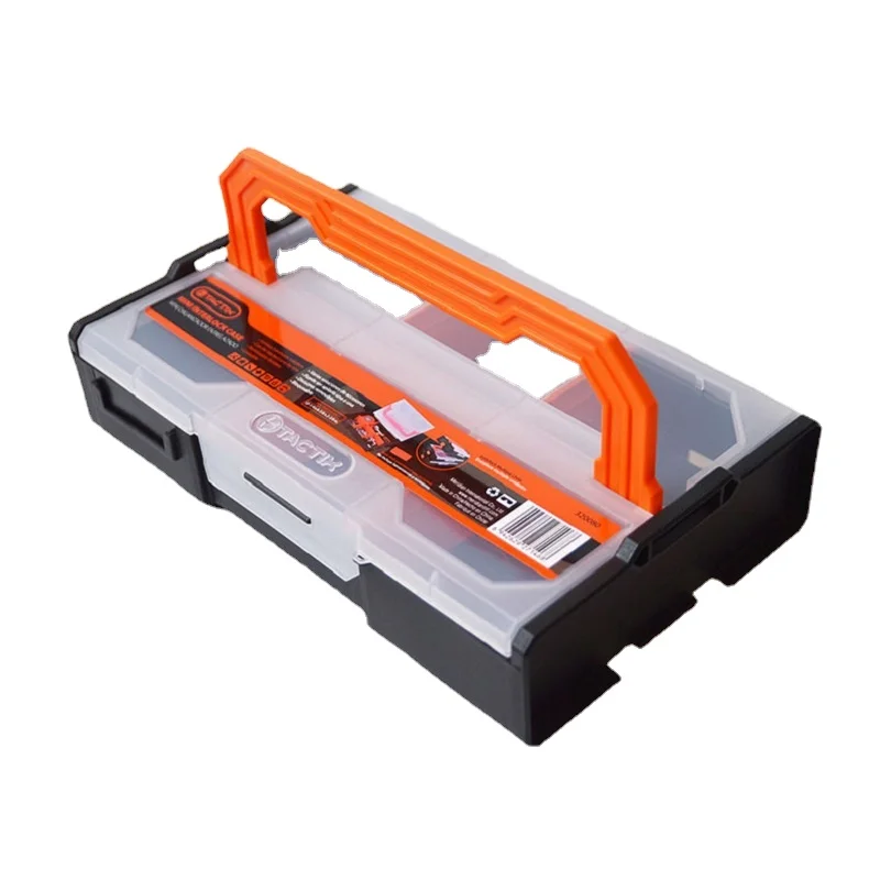 Multi-Grid Screw Organizer Box | Stackable Plastic Storage Case | For Electronic Components & Garage Tools - Thumbnail 5