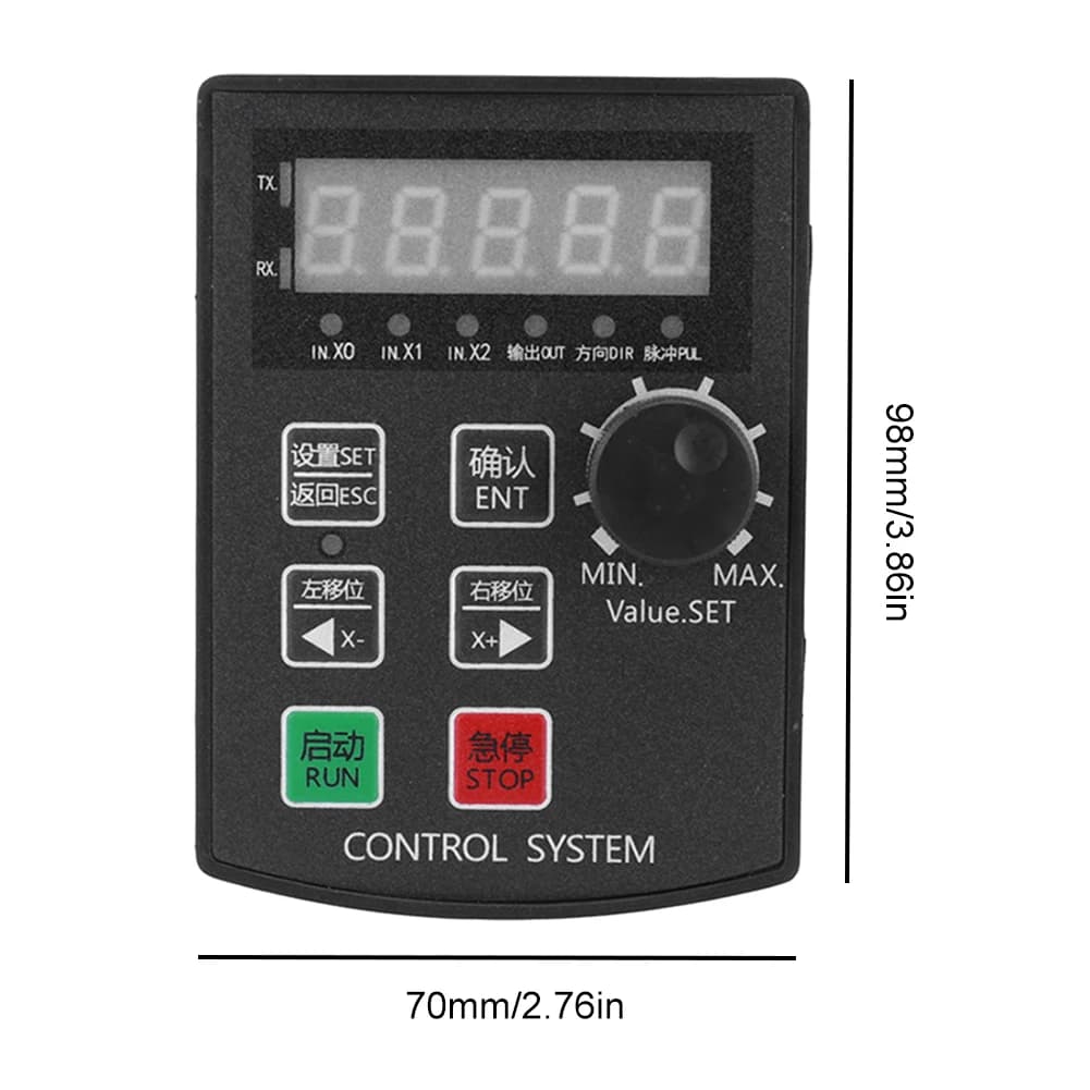 Professional CNC Motion Control Board | 5-Digit Display | 12V-24V Stepper & Servo Motor Driver - Thumbnail 6