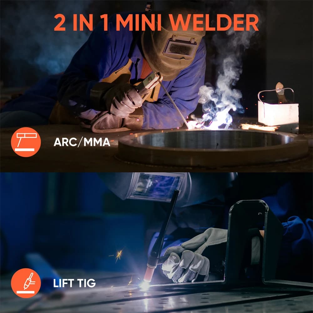 200A Inverter Welder | 220V Portable MMA/TIG Machine | Digital LED Display - Thumbnail 5