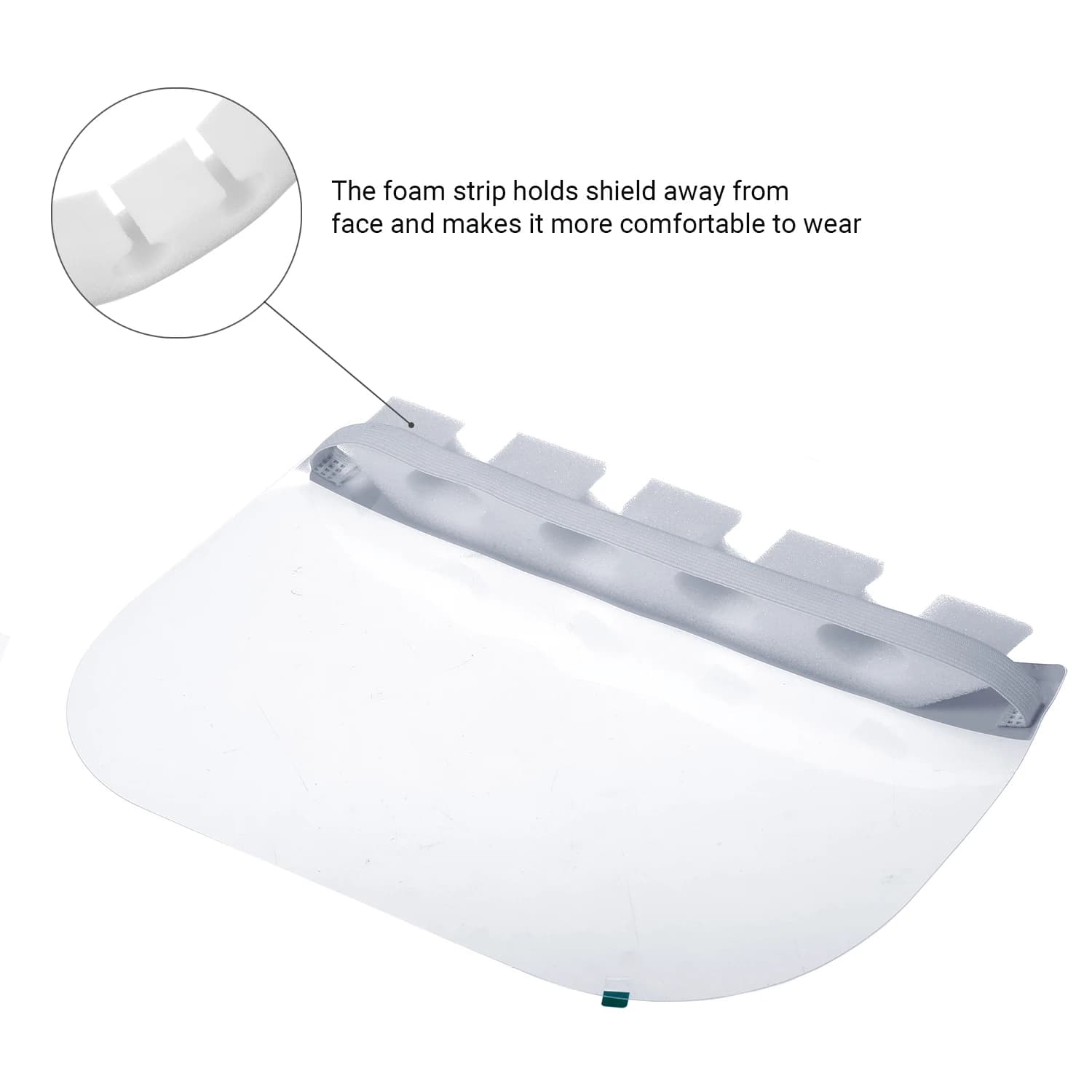 Full Face Shield | 10-Pack | Splash-Resistant Transparent Visor for Safety Protection - Thumbnail 5