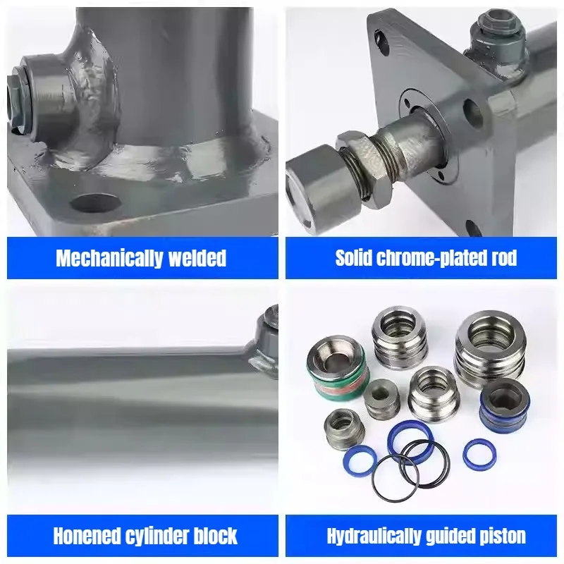 2-Ton Hydraulic Lifting Jack | Heavy-Duty Drilling & Workshop Cylinder - Thumbnail 4