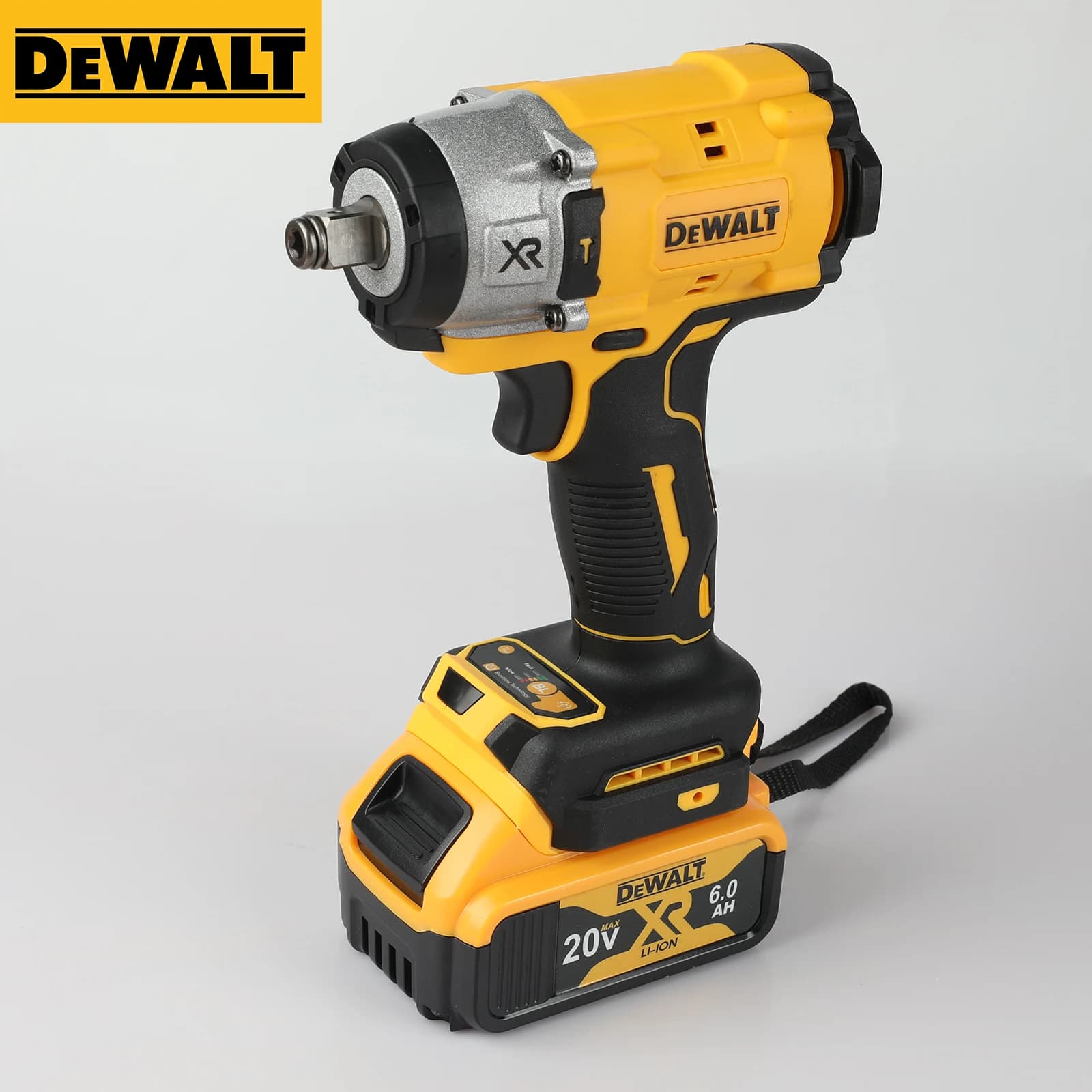 DeWalt DCF922 ATOMIC 20V MAX Cordless Impact Wrench | 1/2 Detent Pin Anvil | High-Torque Professional Tool - Thumbnail 5