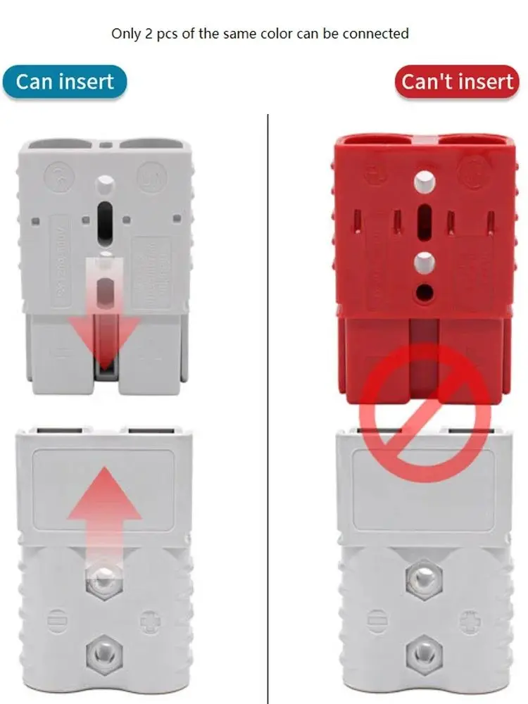 Heavy-Duty Battery Quick Disconnect Plug | 350A 600V DC Connector for Winch & Towing - Thumbnail 6