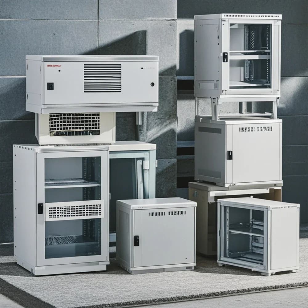 12U Server Rack Cabinet | Glass Front Door | Data Center & CCTV Security Enclosure - Thumbnail 5