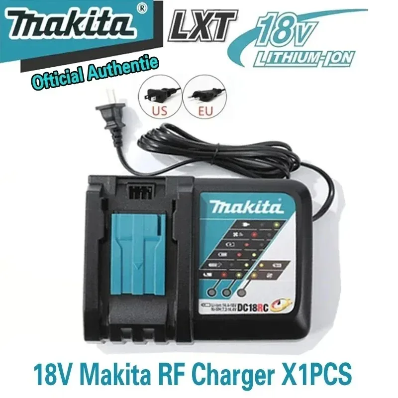 100% Original Makita 18V 5.0Ah 6.0Ah 9.0Ah Rechargeable Battery ,For Makita Power Tools Battery+charger+electric drill - Thumbnail 5