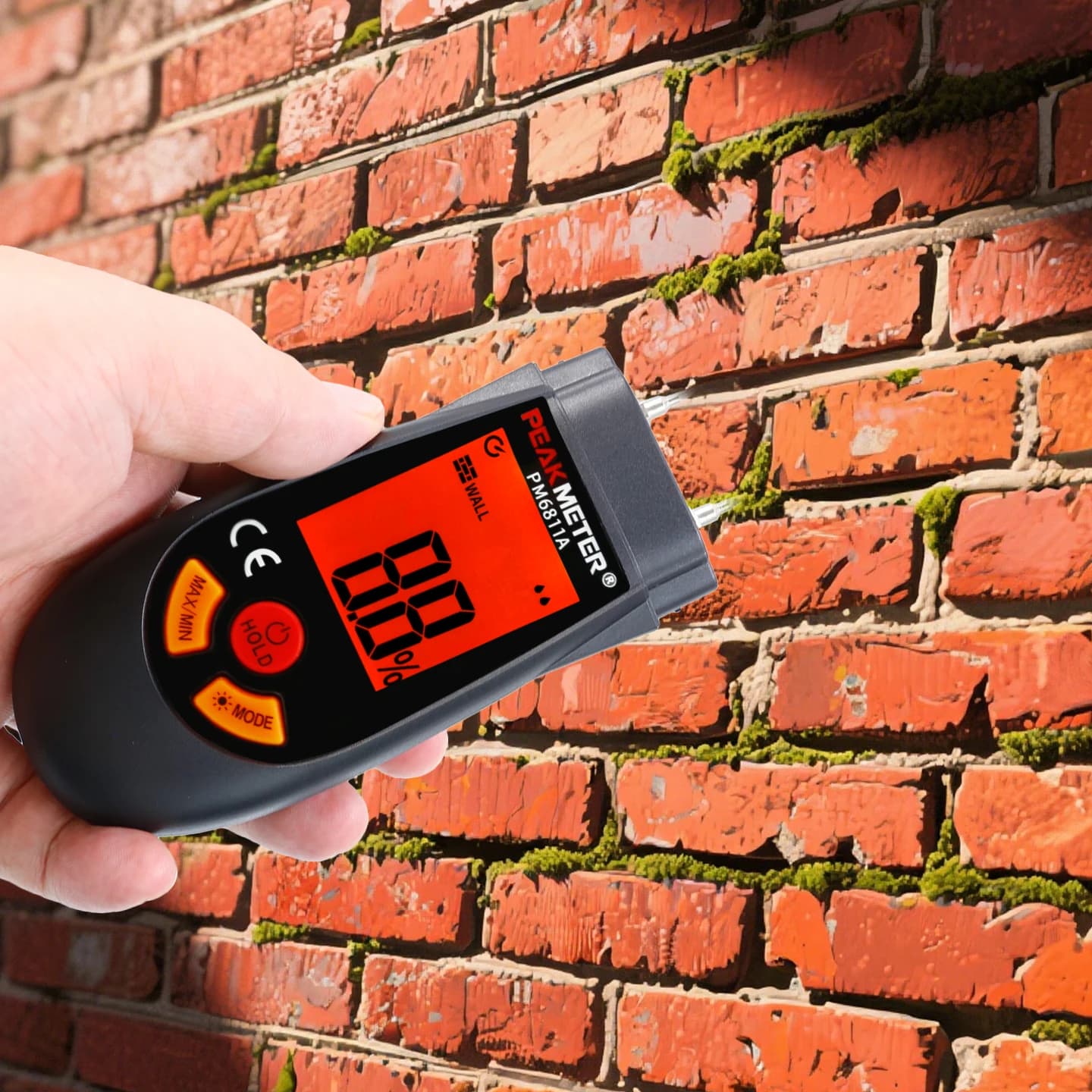Wood Moisture Meter | Accurate Floor & Material Humidity Tester | PM6811A - Thumbnail 6