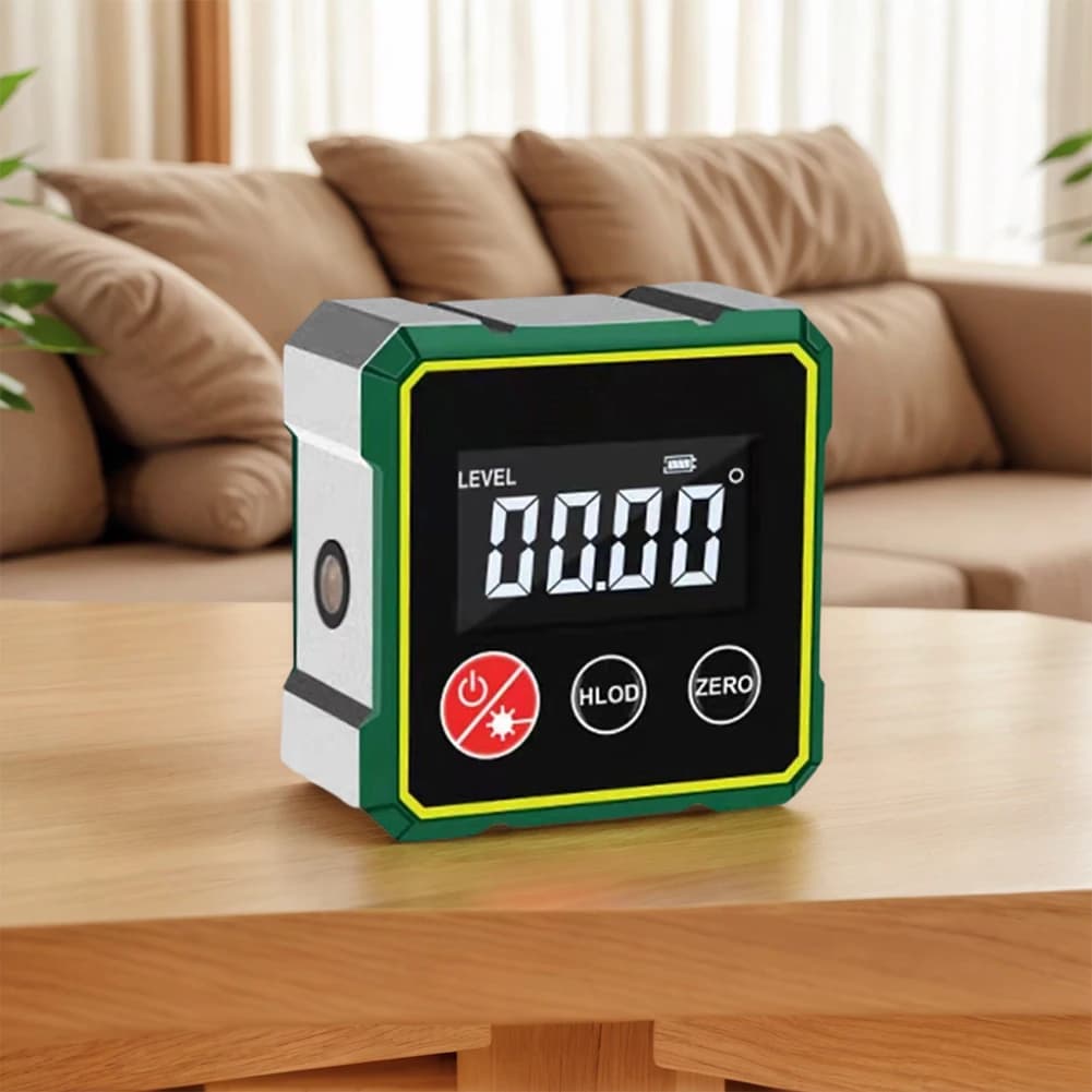 Angle Finder | LCD Backlight Protractor | Magnetic Base 0-90° Range - Thumbnail 4