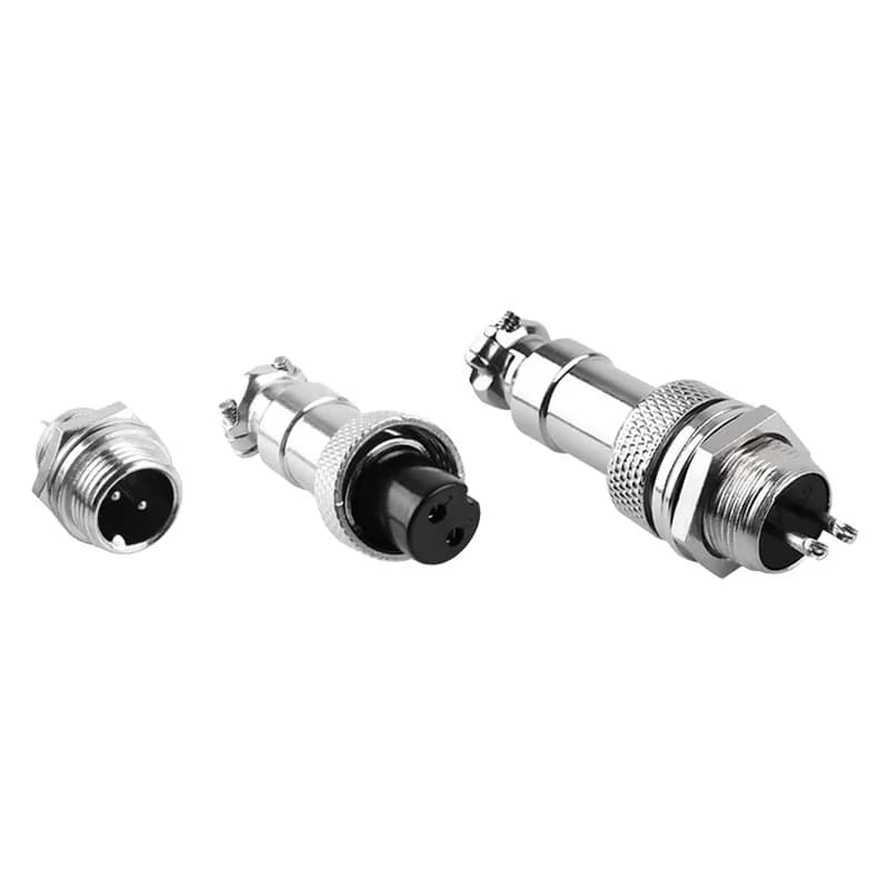 Aviation Connector Set | 5-Piece Panel Mount Kit | 2-7 Pin Male & Female Plugs - Thumbnail 6