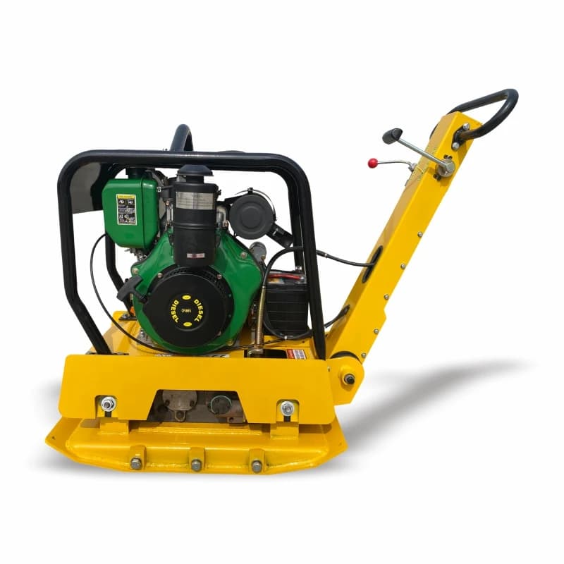 Hand-Pushed Vibratory Plate Compactor | Walk-Behind Design | Road & Surface Compaction Machine - Thumbnail 3