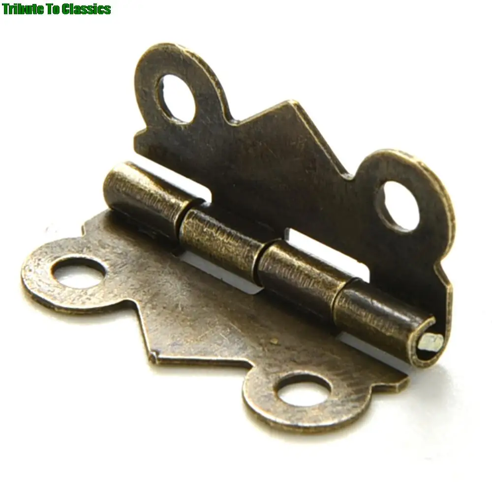 Brass Butterfly Hinges | 20x17mm 10PCS Kit | For Jewelry Box & Model Making - Thumbnail 3
