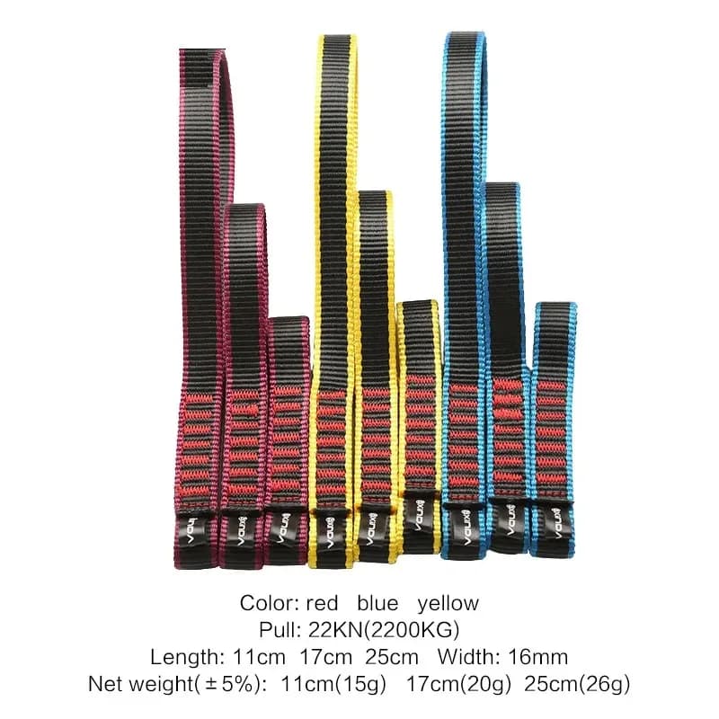 Climbing Sling | High-Strength Polyester Runner | Wearable Protection for Mountaineering & Outdoor Kits - Thumbnail 5