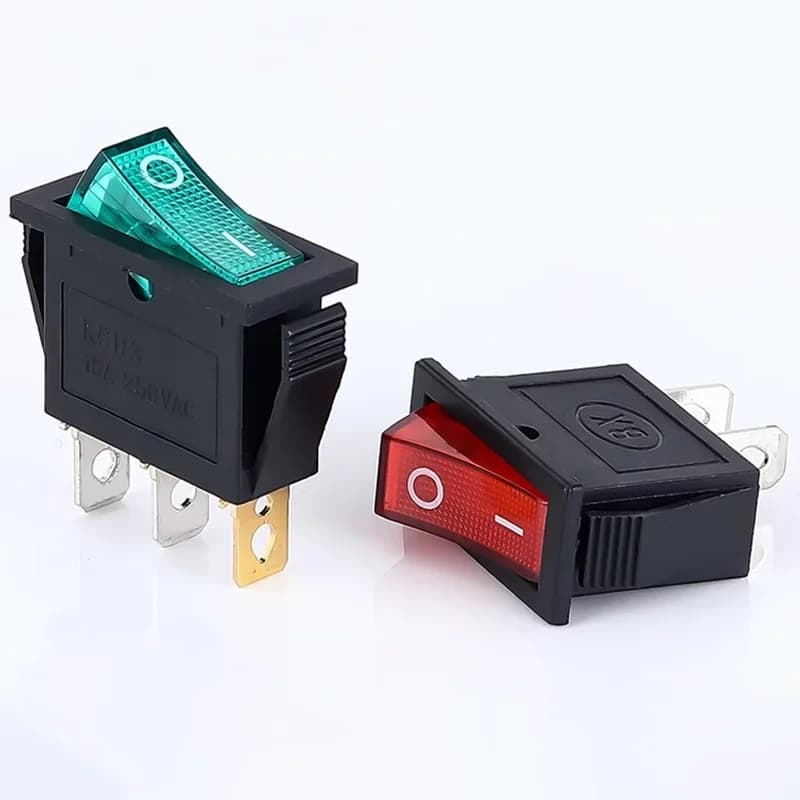 Rocker Switch | ON-OFF Power Control | 16A/250VAC Rated for Marine & Electrical Equipment - Thumbnail 2