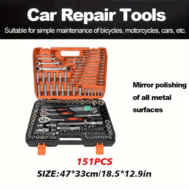 Professional-Grade Motorcycle & Off-Road Tool Kit | Stainless Steel Automotive Maintenance Set - Thumbnail 5