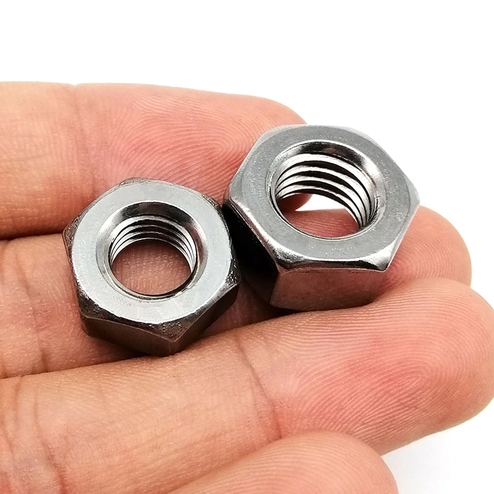 304 Stainless Steel Hex Nuts | M1-M24 DIN934 Assortment | Industrial Grade Fastener Hardware Collection - Thumbnail 5