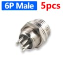 6Pin Male