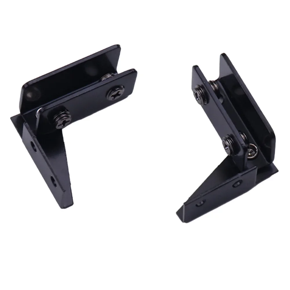 Glass Door Hinge | Non-Porous Stainless Steel | Display Cabinet Touch Hardware 43.540mm - Thumbnail 3