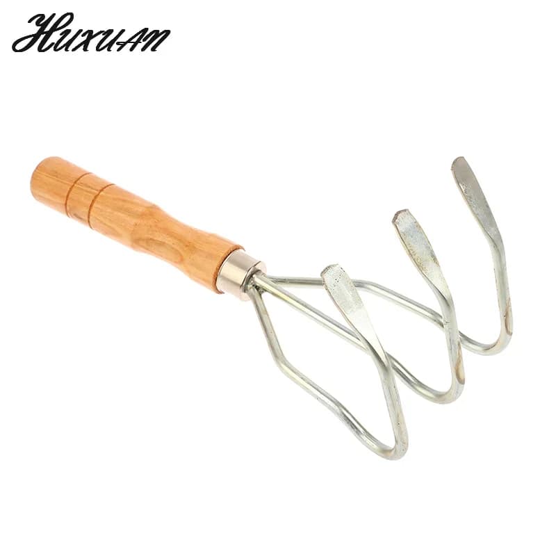 4-Foot Garden Rake | Heavy-Duty Tidal Flat & Farm Tool | Multi-Purpose Squat Rake for Soil - Thumbnail 5
