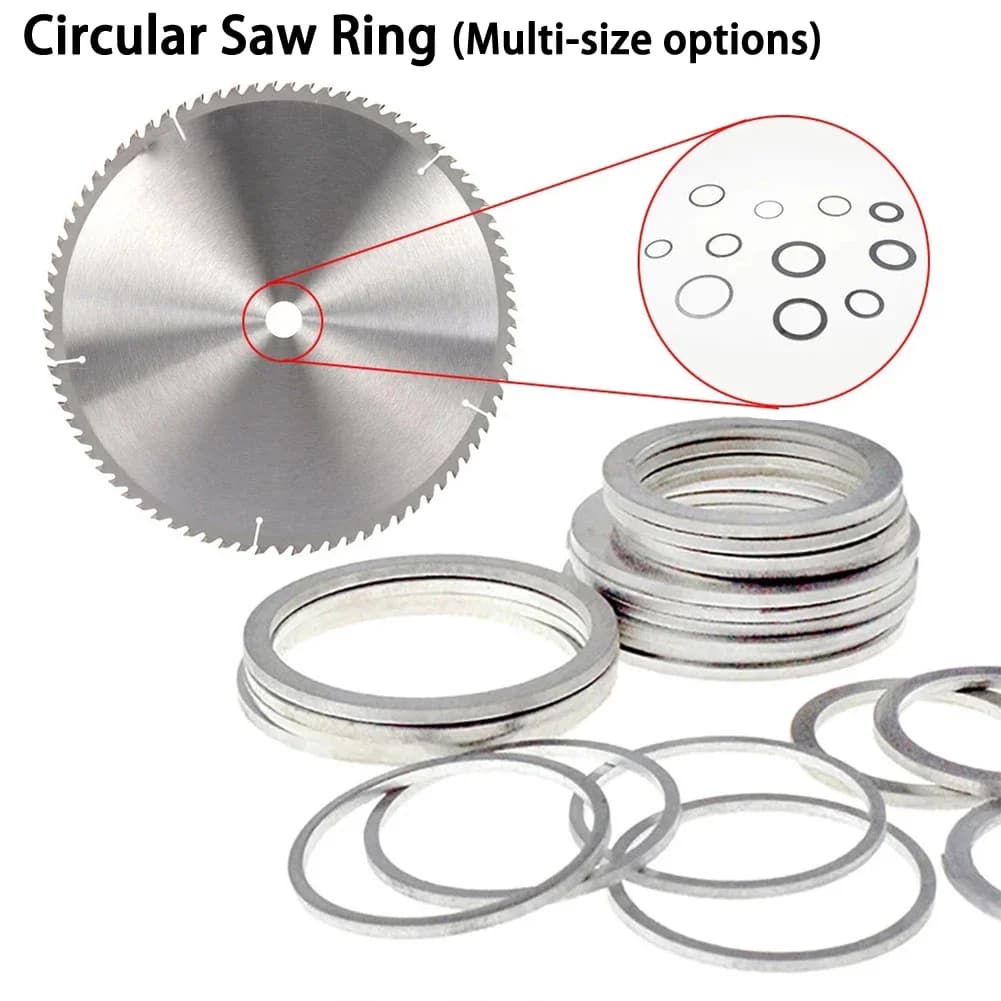 Saw Blade Reducing Rings | 16-32mm Arbor Adapter Set | Professional Woodworking Tools - Thumbnail 2