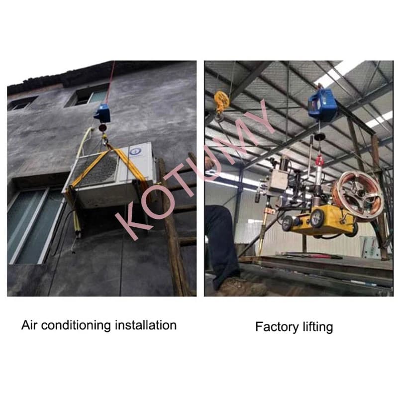 500KG Electric Hoist | Heavy-Duty Portable Winch | 220V Steel Cable Lifting System - Thumbnail 6