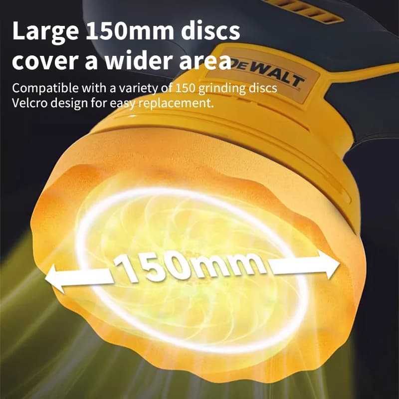 DeWalt 20V MAX Cordless Polisher | 8-Speed Digital Control | Professional-Grade Car Detailing Tool - Thumbnail 4