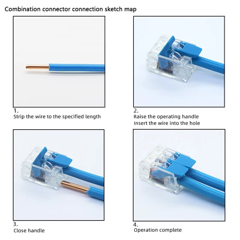 86-Piece Wire Connector Kit | Compact Terminal Blocks for Home Lighting & Electrical Projects - Thumbnail 4
