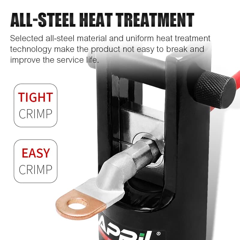 Split Hydraulic Crimping Tool | 10-300mm² Range | 16-Ton Output | Rapid-Connect Pliers - Thumbnail 3