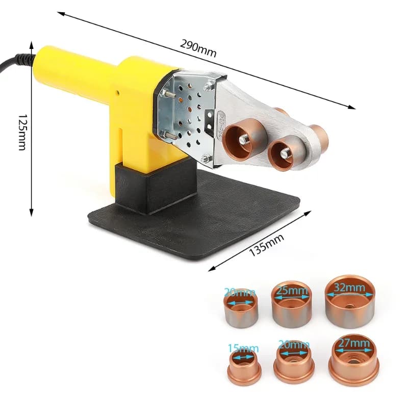 PPR Pipe Fusion Welder | Precision Hot Melt Tool for Plastic Plumbing Systems - Thumbnail 3