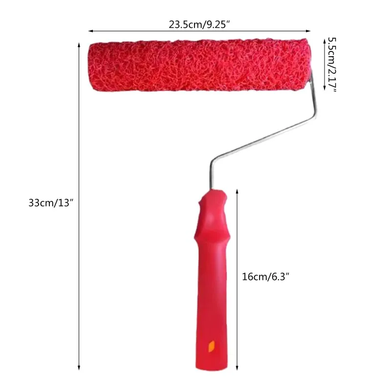 Texture Roller Brush | Premium Wall Finishing Tool for Plaster & Putty Application - Thumbnail 2