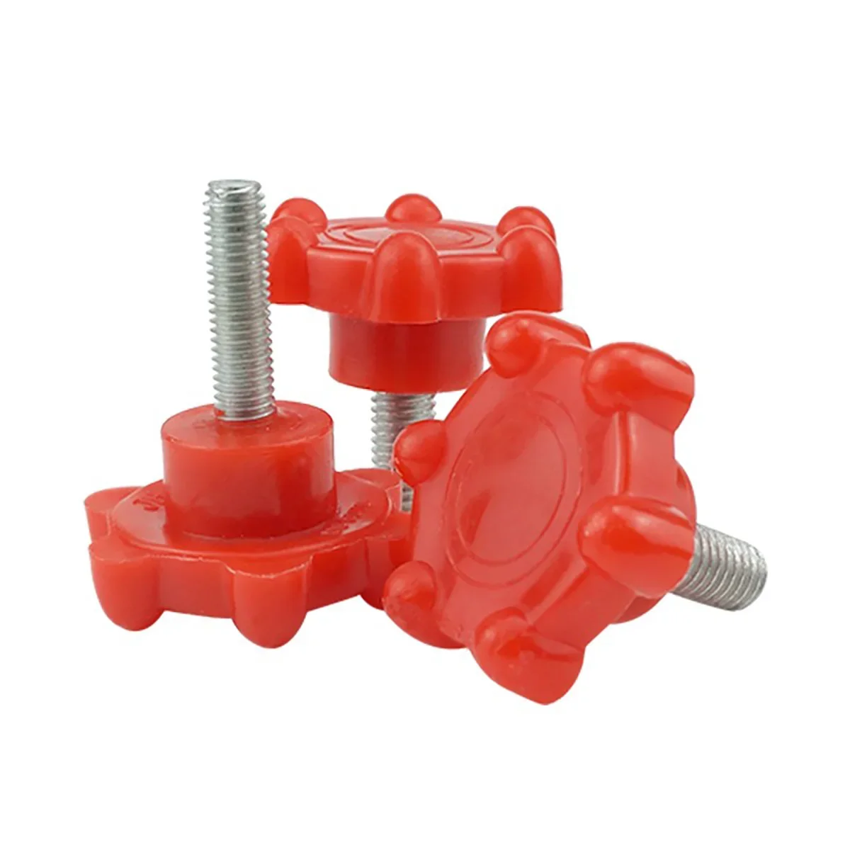 Plum Blossom Hand Screw | M8 M10 Quick Release Adjustment | Manual Plastic Star Handle - Thumbnail 5