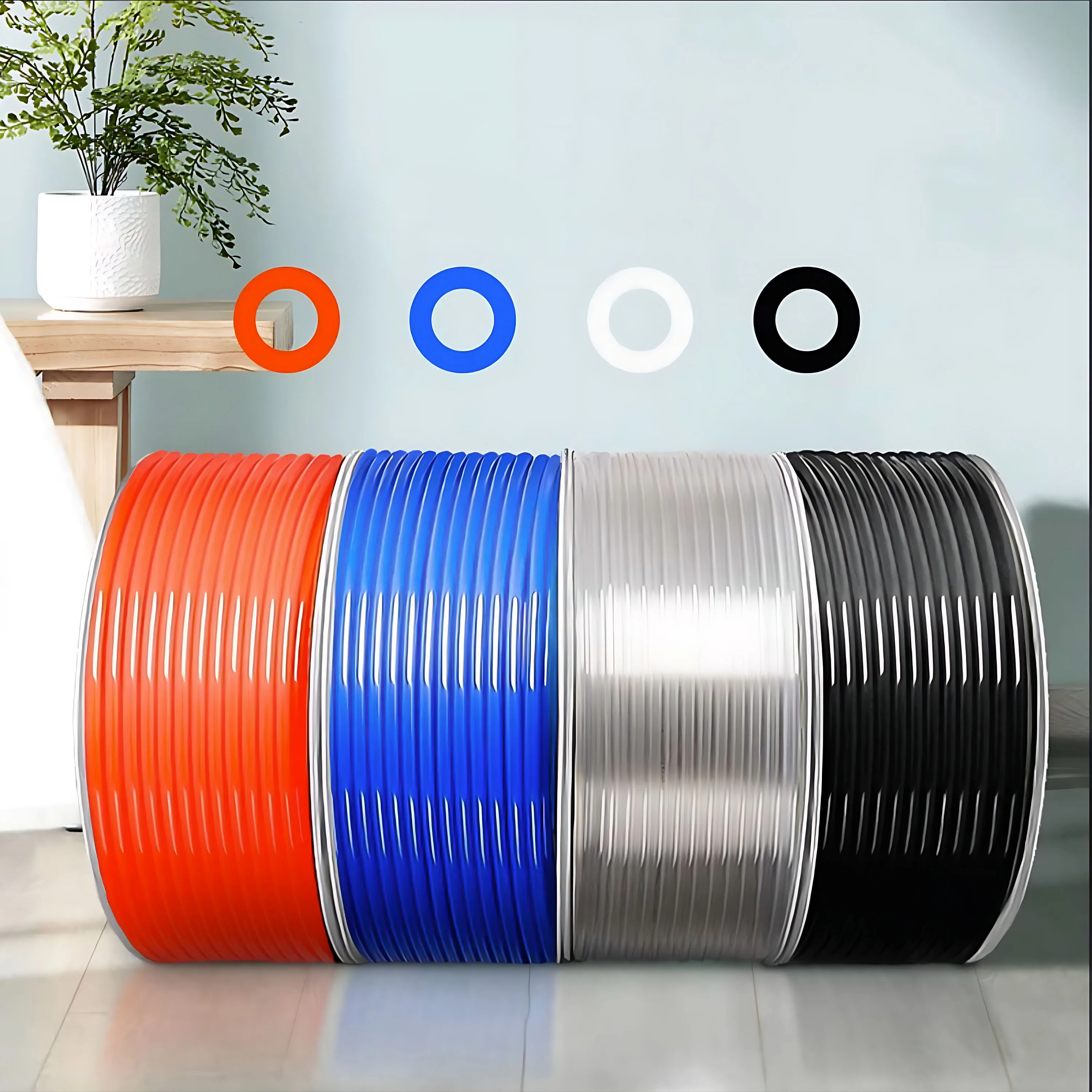 Professional-Grade Polyurethane Air Hose | 4mm-12mm Sizes | High-Pressure Pneumatic Tubing for Compressors - Thumbnail 3