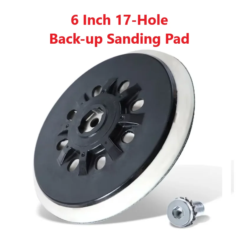 6-Inch Sanding Pad | Hook & Loop Backing Disc for Festool Sanders | Durable Abrasive Machine Replacement - Thumbnail 3