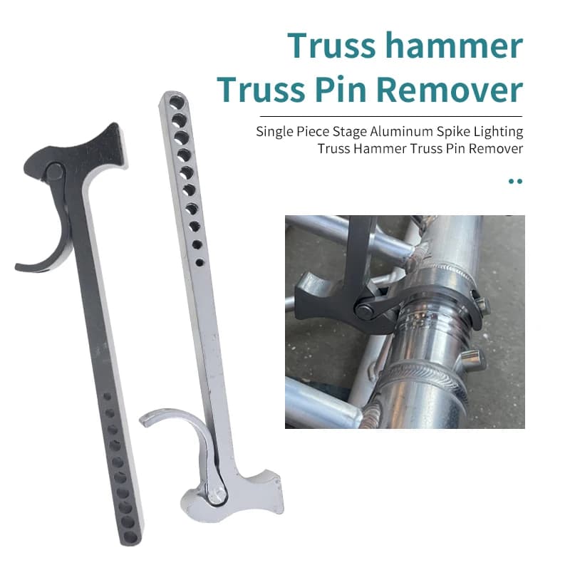 Truss Pin Hammer | F34 Truss Stage Lighting Removal Tool | 1-Piece Socket & Pin Extractor - Thumbnail 5