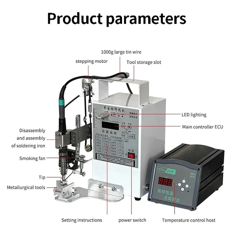 Foot-Operated Soldering Station | Automatic Feed | Precision Circuit Board & USB Welding - Thumbnail 5